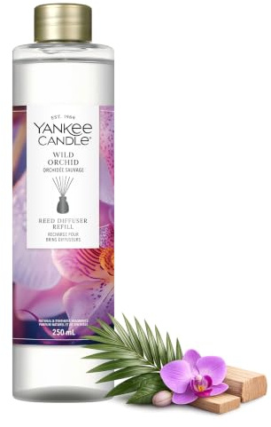 Yankee Candle Ricarica per Diffusore a bastoncini | Orchidea Selvaggia | Per ambienti piccoli e medi | Fino a 10 settimane di fragranza