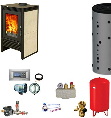 BRUNO EuroTeplo wasserführender Kamin | Marbella Compact | 12 kW