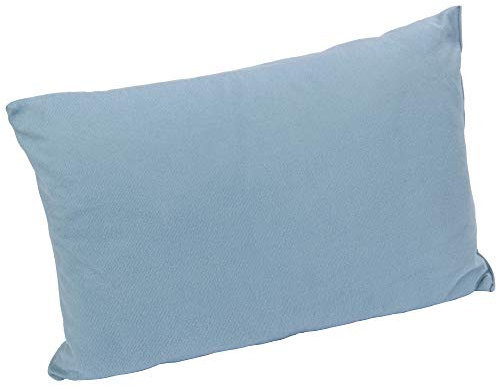 10T Deluxe Pillow Blau 40x30x10 cm Fleece Kissen Reisekissen Kopfkissen Nackenkissen mit Packsack