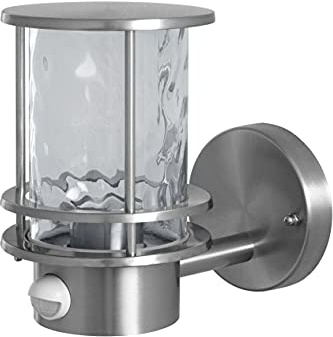 LEDVANCE LED Wand- und Deckenleuchte, Leuchte für Außenanwendungen, Sockel E27, Integrierter Tageslicht- und Bewegungssensor, Endura Classic Post Sens