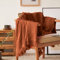 Simple&Opulence Manta de Muselina de algodón para Cama, sofá, Manta de Gasa Tejida de Punto con borlas, Suave, Ligera, acogedora, prelavada, Transpirable, decoración de Granja para Todas Las