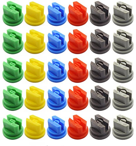 30PCS Pesticide Sprayer Nozzles 110 Degree Fan-Shaped Atomizing Nozzle for Agriculture Forestry knapsack Spraying Weed Killing