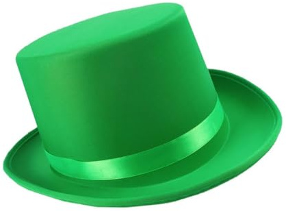 VICASKY Irischer Hut GrüN Festival MüTze FüR St. Patrick'S Day Party Karneval KostüMzubehöR Erwachsene Dekorative Kopfbedeckung