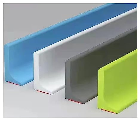 Duschwasserstop Duschschwelle Selbstklebend Siliko 78 Inch Zusammenklappbarer Duschschwellen-Wasserdamm Badezimmer Wasserdichter Streifen Dusche Bad Boden Dichtung Barriere-Wasserstopper ( Color : Gre