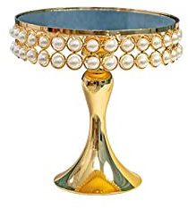 OQHAIR Soporte para Tartas, Soporte para postres, Bandeja para Tartas, Fiesta, Boda, Mesa de Postre, Soporte de exhibición, Plato de Fruta, Soporte para Aperitivos, Mesa de exhibición de