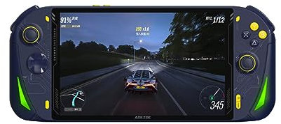 ASVIL AOKZOE A1 AMD 6800U Pocket PC Handheld Game Console, Windows 16G+512G IPS Screen Mini Retro Video Game Machines, Portable Retro Arcade Game Players for Kids Boys Children