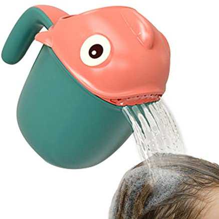 Baby Wasserfall Rinser Baby Shampoo Cup, Baby-Bade-Shampoo-Spülbecher, Multifunktionaler Schöner Wasch-Baby-Haarspülbecher