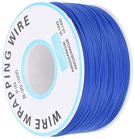 Isolierter Kupferdraht, Silber-Lötdraht, Kupfer, Einadrig, Leitungswickeldraht, Leiterplatte, Fliegender Draht, Elektronisches Verbindungskabel (BLUE)
