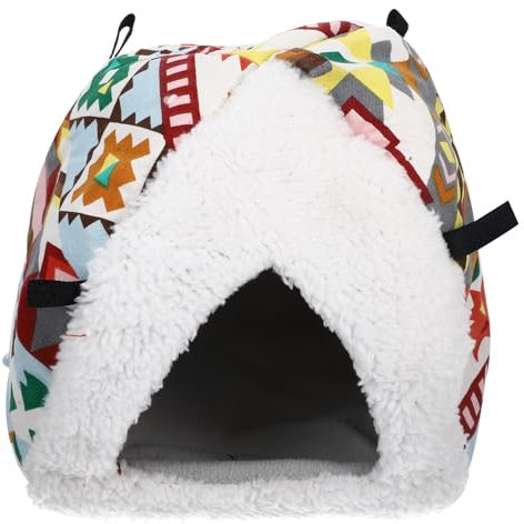 MERRYHAPY Hamsterhängematte Zum Aufhängen Warmes Versteck Für Hamster Chinchilla Und Meerschweinchen Aus Baumwolle Für Schlaf Und Spiel Leicht Zu Installieren Im Käfig