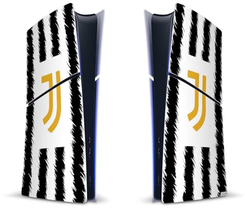 Head Case Designs Offizielle Juventus Football Club Home 2023/24 Match Kit Vinyl Haut Gaming Aufkleber kompatibel mit Sony PlayStation 5 PS5 Slim Digital Edition Console