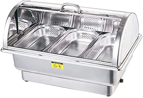QUSYZD Poêle à Buffet électrique, Plaque chauffante pour marmite, Chauffe-Plats, Convient aux buffets, Restaurants, fêtes, événements, banquets familiaux (Punch 2) (Pas de Punch 3) (Punching 3)