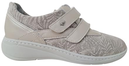 Podoline Scarpe Modello Forchia, con Plantare Estraibile e sostituibile, Elasticizzate Si Adattano al Piede. (Beige, Sistema Taglie Calzature EU, Adulto, Numero, Larga, 36)