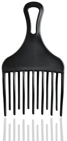 Afro Hair Comb Coarse Coarse Curl Comb with Handle Natural Curls Perm Strands