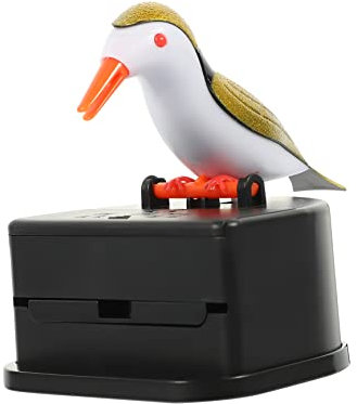Mikinona Zahnstocherbox Vogel-Design Pressfunktion Mit Abnehmbarem Deckel Staub Feuchtigkeitsabweisend Kompakt Für Küche Büro Restaurant Zuhause Stilvolle Aufbewahrung