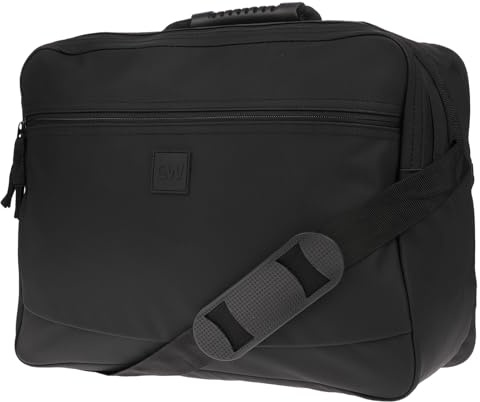 Christian Wippermann Arbeitstasche Herren Querformat - Große Umhängetasche 40x30x18 cm, 595g Leicht - Wasserabweisend Polyester - Verstellbarer Gurt bis 140 cm, Für DIN-A4 - Strapazierfähig