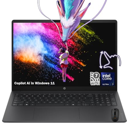 HP Computer portatile touchscreen Full HD da 15,6 | Intel i7-1355U (Beats i9-10880H) | RAM da 32 GB | SSD da 2 TB | Grafica Intel Iris Xe | Win 11 | Ricarica rapida | Wi-Fi 6 | W/caricabatterie