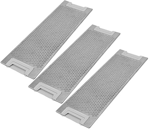 vhbw 3x filtro anti-grasso sostituisce ENR298496 per cappa da cucina, metallo