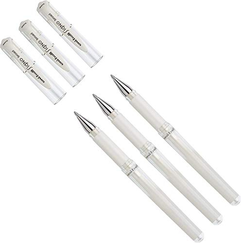 Mitsubishi Bleistift Gelroller Uni-Ball Signo Um 153, Farbe Weiß WeiŸ