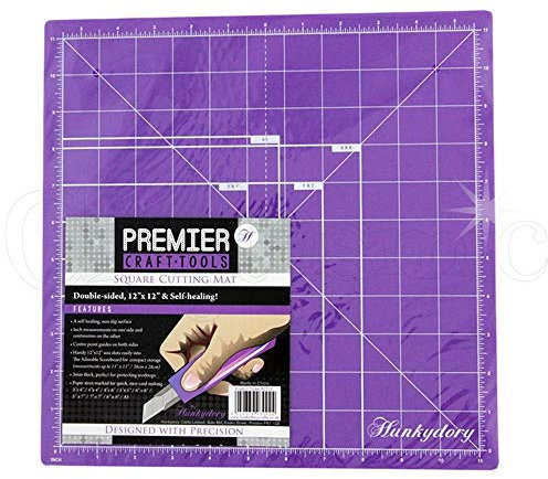 Hunkydory Premier Craft Tools - Double Sided Cutting Mat 12 x 12 - PCT10
