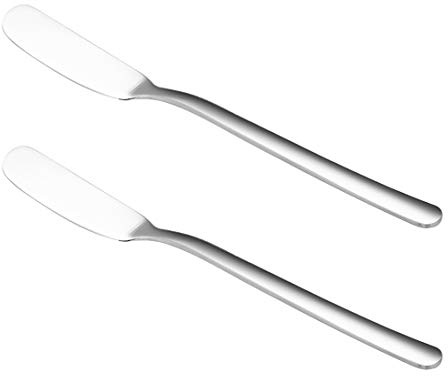 Corner Cabin Stainless Steel Butter Spreader, Set of 2, Butter Knife, Serve Your Butter, Breakfast Spreads, Bread, Jam, Cheese and Condiments