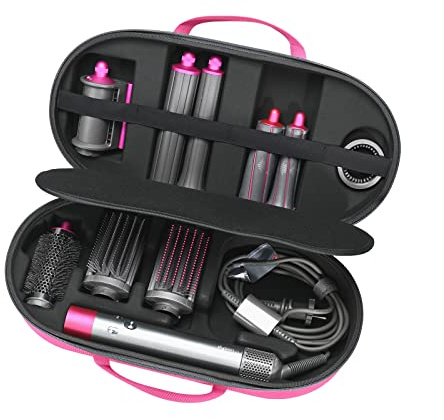 RLSOCO Custodia per Dyson Airwrap Complete Styler-compatibile con 4pcs airwrap coni corto e 2pcs airwrap coni lunghi(Solo custodia,Hair Styler non è incluso)