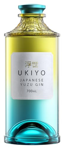 UKIYO Yuzu | Japanese | Craft | Gin | Citrus | Yuzu, Juniper & Coriander | Distilled with 5 native Japanese botanicals | 40% ABV | 70 cl