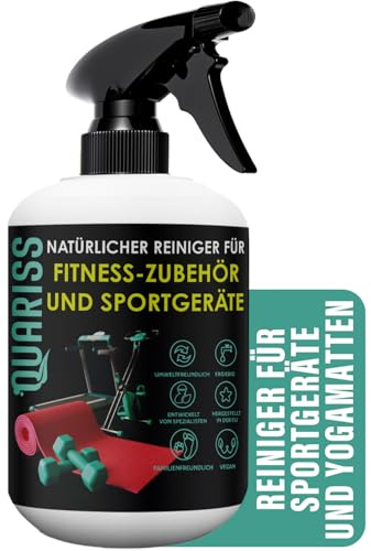 QUARISS 100 % naturligt rengöringsmedel för fitnesstillbehör och sportutrustning - mattor - vattentäta ytor hållbar och vegansk 0,5 liter