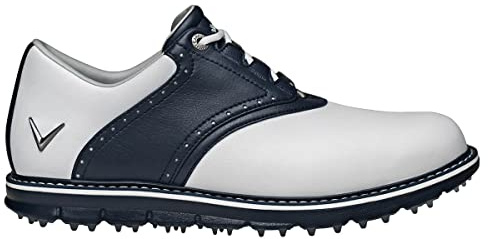 Callaway Scarpa da Golf Lux da Uomo, White Navy, 39 2/3 EU