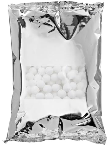HYTAMA TOOLS Bolas antipolillas y antiácaros, a prueba de moho, para la protección de la casa y el jardín (1 kg - 290 bolitas aprox.)