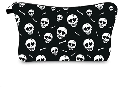 FAVORTALK Make-up-Tasche für Damen, Polyester, personalisierbar, Make-up-Zubehörtasche für Damen, Geburtstage, Hochzeiten, Weihnachten, Jahrestag, B1166, 22x13.5 x 5cm/ 8.7 x 5.3 x 2 inches,