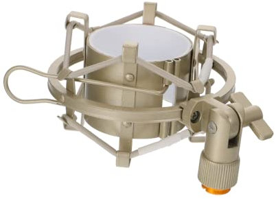 VICASKY Montura De Choque De Metal Soporte De Micrófono De Condensador Soporte De Micrófono De Mesa Montaje De Suspensión De Micrófono Clip De Suspensión De Micrófono