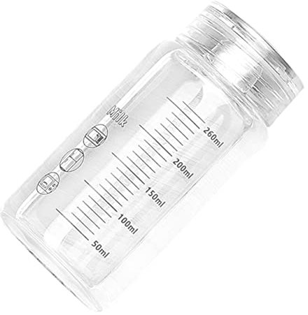 CIYODO Botella De Agua De Vidrio Con y Boca Ancha Taza De Agua Portátil Para Bebidas Frías y Leche Para Estudiantes y Uso Diario