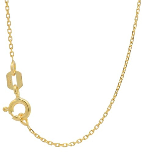 hoplo holzenplotz Ankerkette diamantiert Halskette Breite 1,0 mm - 333-8 Karat Gold