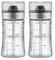 SILBERTHAL Set Mezclador de aliño y vinagretas Graduado 350ml - Botella aliño para ensaladas- Aliñador para ensaladas Cristal - Salad Dressing Shaker