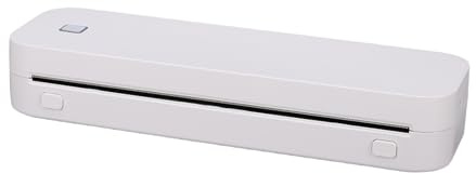 Asixxsix Tragbarer Thermischer Etikettdrucker, Bluetooth Mobile Compact -Drucker mit Auflösung 200 DPI, Unterstützung von 8,5 Zoll X 11 Zoll US -Buchstaben, A4 A5 Thermalpapier