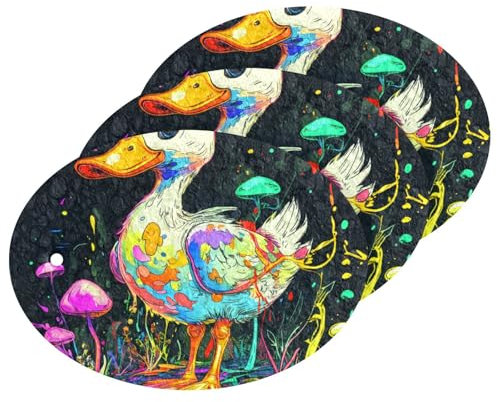 Funny Cayuga - Esponjas absorbentes de color para pintura a mano, sin arañazos, sin esfuerzo, para uso doméstico, resistentes a manchas y olores, 3 unidades