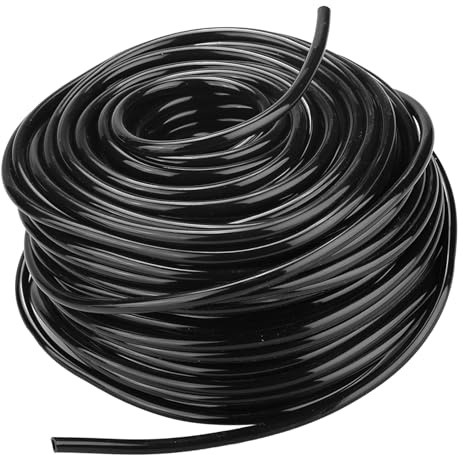 Sonew PVC Plastic Water Irrigation Hose, Heavy Duty Flexible Water Hose for Lawn Garden (50m)