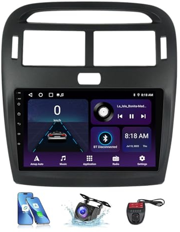 Android 13 9 QLED Écran Stéréo pour Lexus LS 430 XF30 2000-2006 Voiture sans Fil Carplay/Android Voiture Local Météo/DSP FM RDS Dab+ Radio/Commandes au Volant/BT 5.0/Caméra(NF-3)