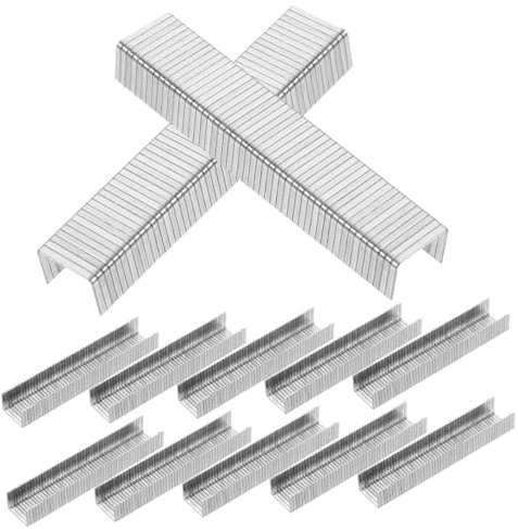 iplusmile Agrafes Pneumatiques U1008f en Acier Robuste pour Agrafeuse Électrique et Pneumatique, 1000 Pièces, Usage Menuiserie et Travail du Bois Professionnel