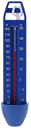 Pool Thermometer schwimmendes Wassertemperatur Thermometer mit Schnur Schwimmbädern zerschmettert für Außen im Innenraum groß