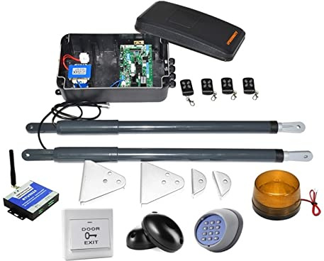 Automatic Sliding Gate Opener with Photocells, Lamp, Button, GSM, Keypad Options for Enhanced Home, Farm, Garage, and Business Security