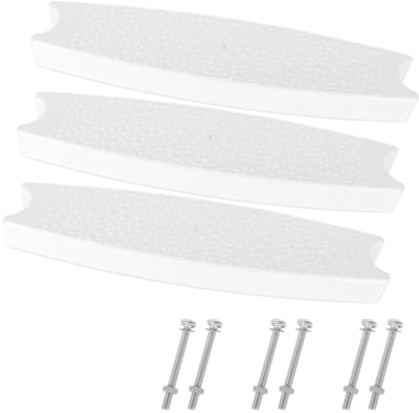 Yarryuter 3PCS Universal Swimming Pool Ladder Steps, Swimming Pool Replacement Ladder Steps,with Stainless Steel Bolts
