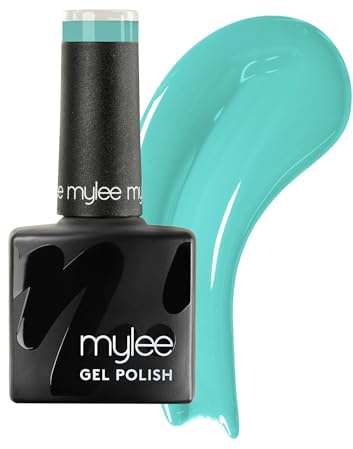 Mylee Gel Nail Polish 8ml [Tiffany] - UV/LED Soak-Off Nail Art Manicure Pedicure for Professional, Salon & Home Use [Blue Range] - Long Lasting & Easy to Apply