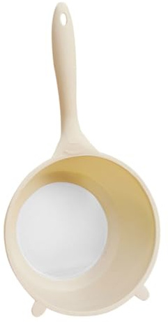 iplusmile Colador De Cocina Reutilizable Con Mango Para Lavar y Escurrir Arroz Frutas y Verduras Filtro De Malla Fina De Plástico Resistente Capacidad Herramienta Multifuncional Para Cocina
