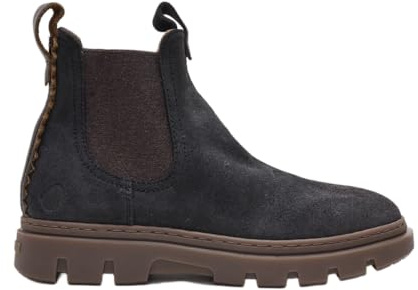 Satorisan - Unalome Chelsea Desert Oasis - Stivali alla Caviglia Uomo - Stivaletti Vintage Pelle Sostenibili, Confortevoli e Durevole - Colore Lavagna - Taglia 43