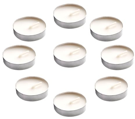 BESPORTBLE 20pcs Compact Smokeless Tea Lights Candles Lightweight Small Candle for Cooking Tea Avoids Wax Oil Flow for Home Brewing and Artistic Atmosphere Decoration