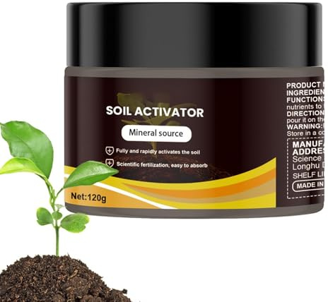 Activador de suelo, refuerzo de raíces para plantas de flores | Mejorador natural del suelo, para jardineros, jardineros, patios, patios, agricultores, invernaderos, balcones, bancales elevados
