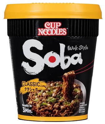 NISSIN - Soba Cup - Classic - 1 carton de 8 cups de 90g
