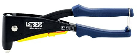 RAPID - RP40 Multi – Pince à Riveter avec Buses Universelles Ø3.2/4.0/4.8 mm, Riveteuse Manuelle pour Rivets Aluminium, Acier Inoxydable & Cuivré - Blister (5001125)