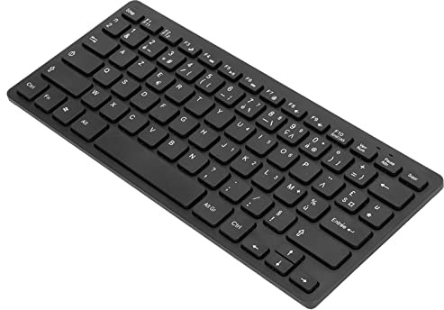 CCYLEZ Claviers D'ordinateur, Clavier Mécanique, Clavier Filaire USB, Mini Clavier, avec Design Ergonomique, Allemand/français/Russe, pour Ordinateur Portable, PC et Bureau(français)